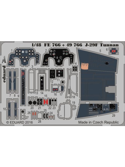 Eduard - J-29F Tunnan for Hobby Boss 