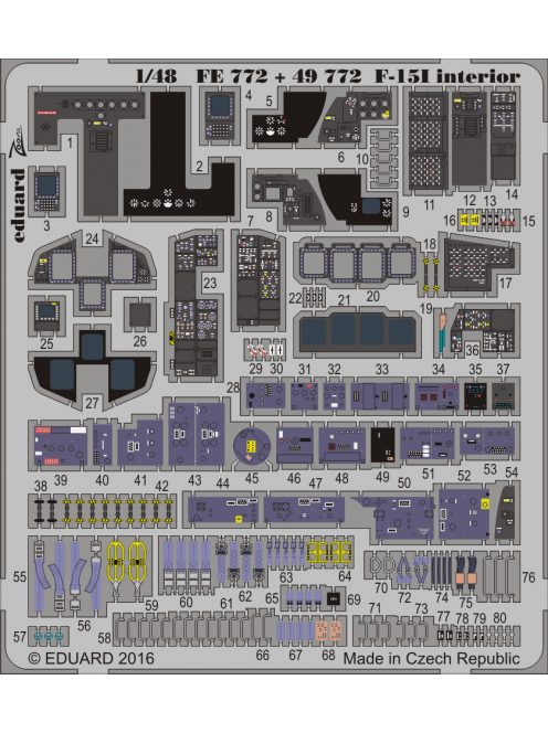 Eduard - F-15I interior for Great Wall Hobby 