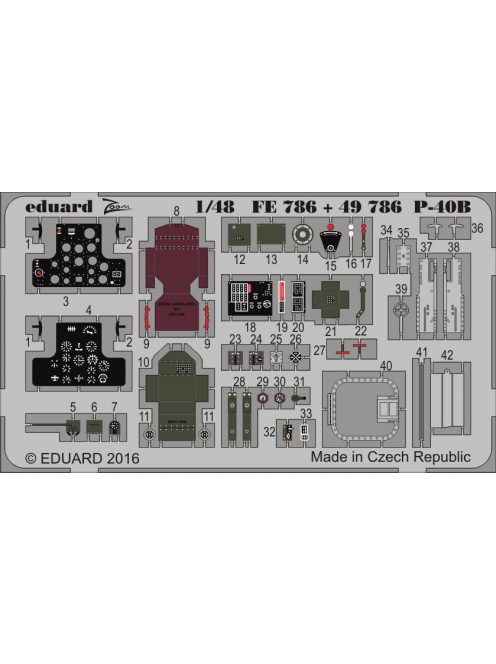 Eduard - P-40B for Airfix 