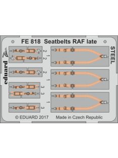 Eduard - Seatbelts RAF late STEEL 