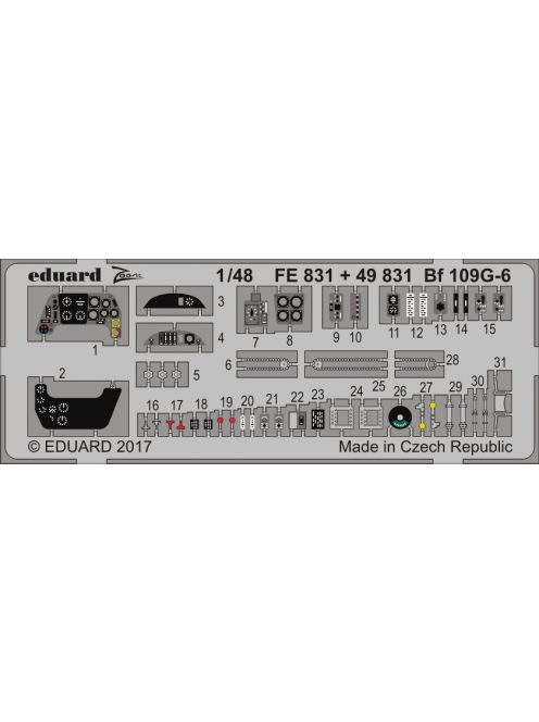 Eduard - Bf 109G-6 for Zvezda 