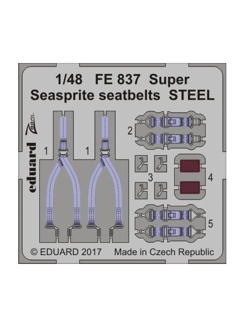 Eduard - Super Seasprite seatbelts STEEL f.KittyH 