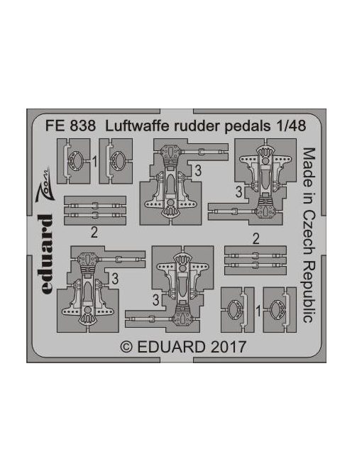 Eduard - Luftwaffe rudder pedals 