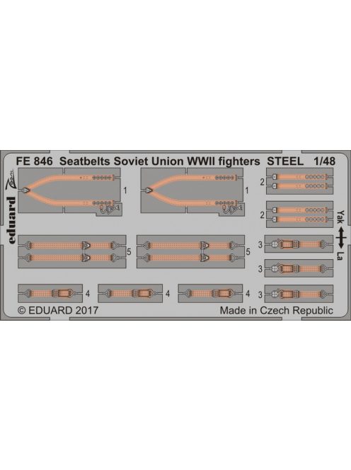 Eduard - Seatbelts Soviet Union WW2 fighters STEE 