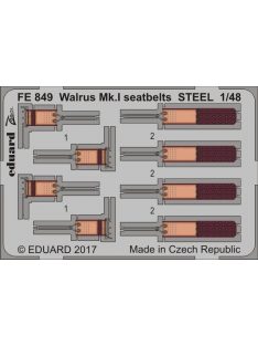 Eduard - Walrus Mk.I seatbelts STEEL for Airfix 