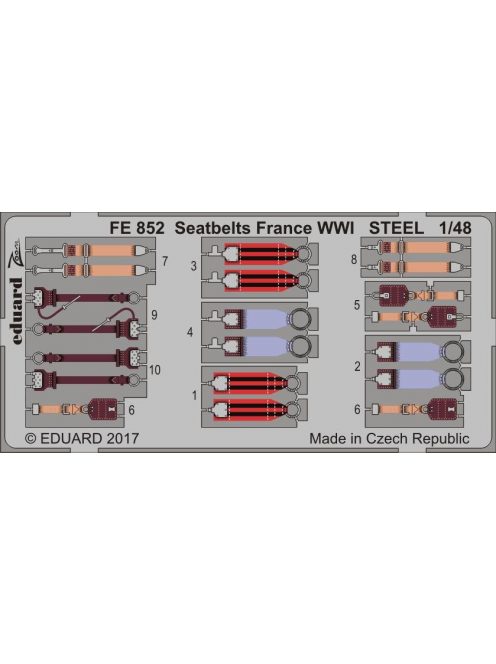 Eduard - Seatbelts France WWI 