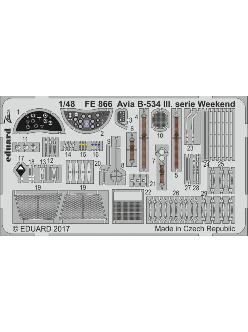 Eduard - Avia B-534 III.serie Weekend f.Eduard 