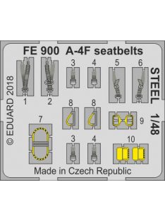 Eduard - A-4F seatbelts STEEL for Hobby Boss 