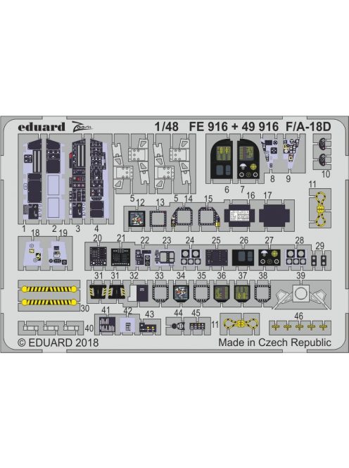 Eduard - F/A-18D for Kinetic 