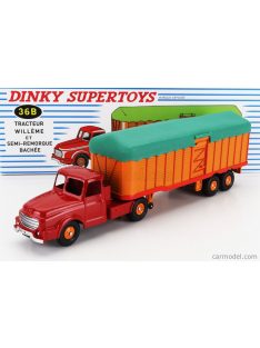   Edicola - Willeme Tractor Truck + Semi-Remorque Bachee 1960 Red Orange Green