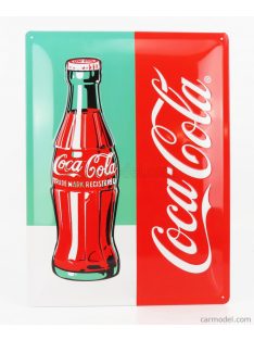   Edicola - Accessories 3D Metal Plate - Coca-Cola Bottle Limited Red Green White