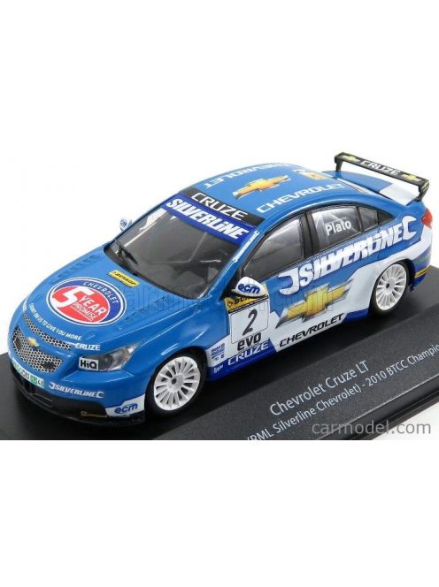 Edicola - Chevrolet Cruze Lt Team Rml Silverline Chevrolet N 2 Champion Season Btcc 2010 Jason Plato Blue White