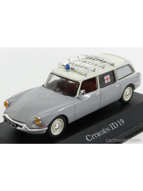 Edicola - Citroen Id19 Break Ambulance 1962 Grey White