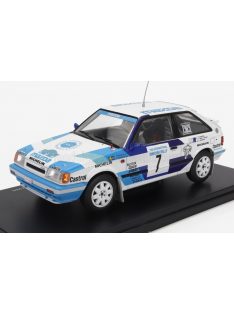   Edicola - MAZDA 323 4WD N 7 WINNER RALLY SWEDISH 1989 I.CARLSSON - P.CARLSSON WHITE LIGHT BLUE