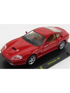   Edicola - FERRARI 550 MARANELLO 1996 - CON VETRINA - WITH SHOWCASE RED