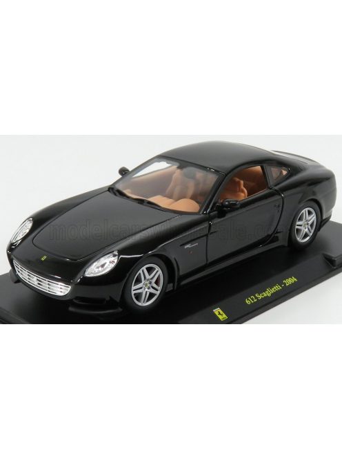 Edicola - FERRARI 612 SCAGLIETTI 2004 - CON VETRINA - WITH SHOWCASE BLACK