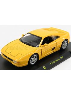   Edicola - FERRARI F355 BERLINETTA 1995 - CON VETRINA - WITH SHOWCASE YELLOW