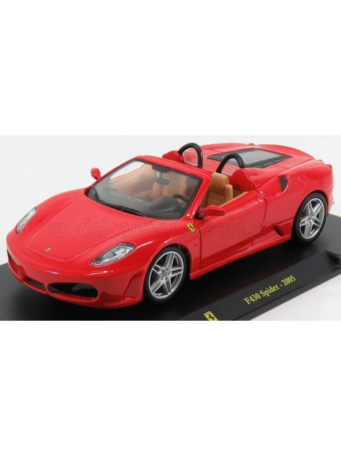 Edicola - FERRARI F430 SPIDER 2005 - CON VETRINA - WITH SHOWCASE RED