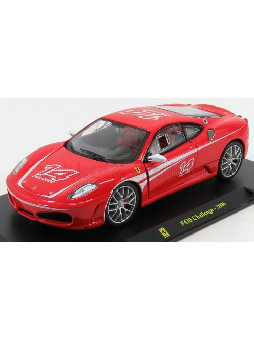 Edicola - FERRARI F430 CHALLENGE N 14 2006 - CON VETRINA - WITH SHOWCASE RED