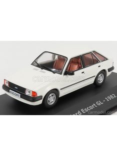   Edicola - Ford England Escort Gl 1982 - Con Vetrina - With Showcase White