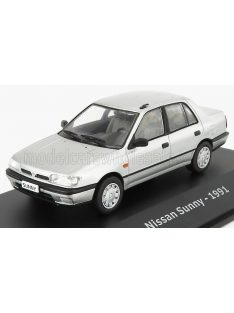   Edicola - NISSAN SUNNY 1991 - CON VETRINA - WITH SHOWCASE SILVER