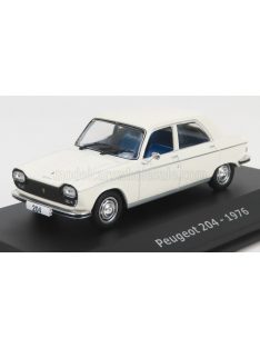   Edicola - PEUGEOT 204 1976 - CON VETRINA - WITH SHOWCASE WHITE