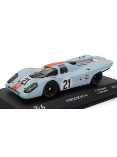   Edicola - PORSCHE 917K 4.9L TEAM JW AUTOMOTIVE ENGINEERING GULF N 21 24h LE MANS 1970 P.RODRIGUEZ - L.KINNUNEN LIGHT BLUE ORANGE