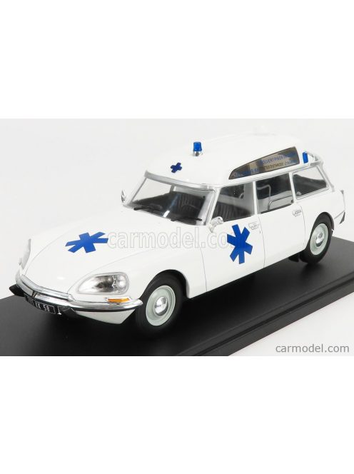 Edicola - Citroen Ds20 Break Sw Station Wagon Ambulance 1974 White