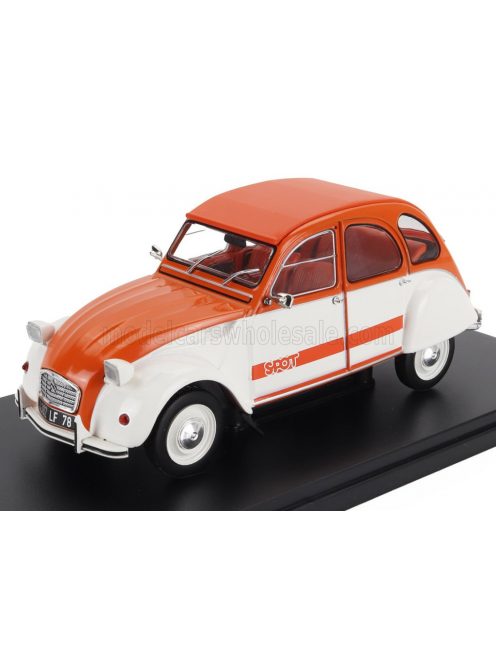 Edicola - CITROEN 2CV SPOT 1976 WHITE ORANGE