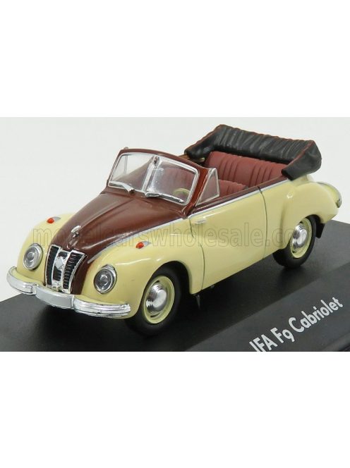 Edicola - IFA F9 468 CABRIOLET OPEN 1953 CREAM BROWN