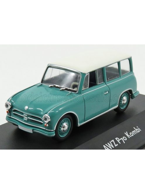 Edicola - AWZ P70 KOMBI 1957 GREEN MET WHITE