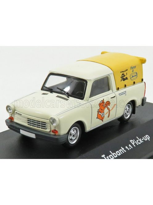 Edicola - TRABANT 1.1 PICK-UP CLOSED TELONATO 1990 IVORY YELLOW