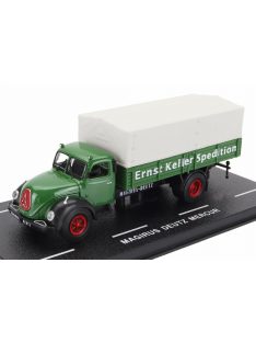   Edicola - MAGIRUS DEUTZ TLF-16 MERCUR TELONATO TRUCK 2-ASSI 1956 GREEN WHITE