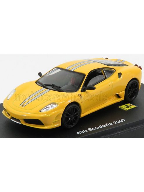 Edicola - FERRARI 430 SCUDERIA 2007 YELLOW SILVER