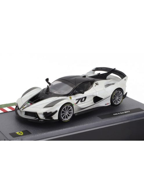 Edicola - FERRARI FXX-K EVO N 70 PRESS 2017 BIANCO ITALIA - WHITE PEARL MET