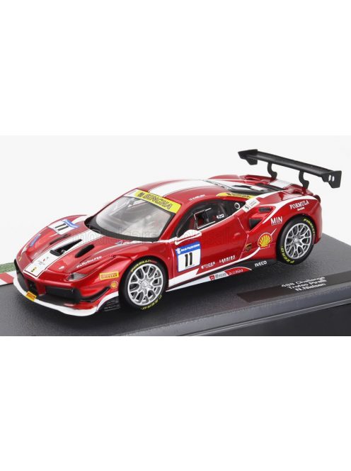 Edicola - FERRARI 488 GTB N 11 CHALLENGE TROFEO PIRELLI 2018 NIKLAS NIELSEN RED MET WHITE