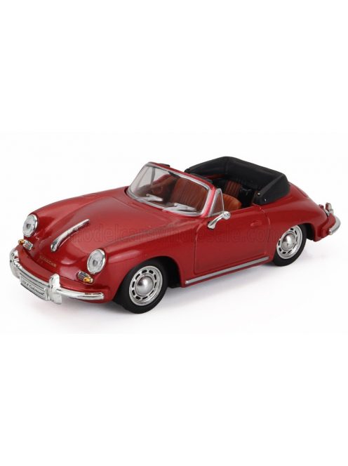 Edicola - PORSCHE 356B CABRIOLET SPIDER 1959 RED MET