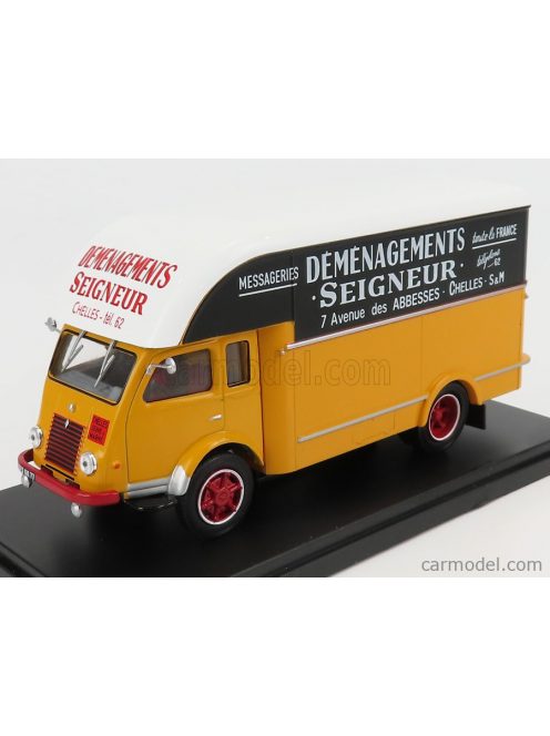 Edicola - Renault 2.5T. Truck Van Fourgon Demenagement Seigneur 1955 Yellow Black