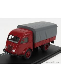   Edicola - Renault Truck Telonato 2 Tonnes Plateau A Didelles Bache 1947 Red Grey