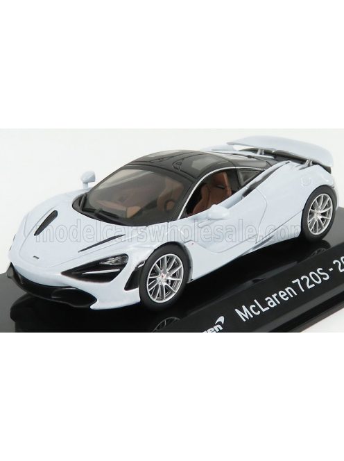 Edicola - McLAREN 720S 2017 - CON VETRINA - WITH SHOWCASE LIGHT GREY MET