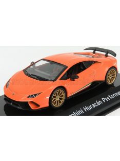   Edicola - LAMBORGHINI HURACAN PERFORMANTE 2017 - CON VETRINA - WITH SHOWCASE ORANGE MET