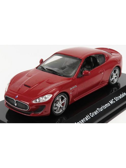 Edicola - MASERATI GRAN TURISMO MC STRADALE 2012 - CON VETRINA - WITH SHOWCASE DARK RED