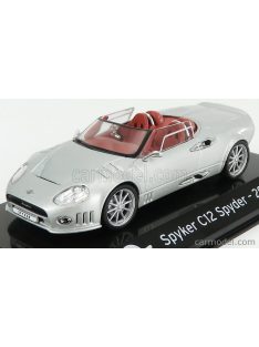   Edicola - Spyker C12 Spyder 2008 - Con Vetrina - With Showcase Silver