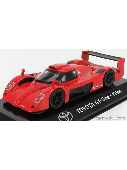 Edicola - Toyota Gt-One 1998 - Con Vetrina - With Showcase Red Black