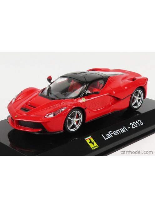 Edicola - Ferrari Laferrari 2013 - Con Vetrina - With Showcase Red Black