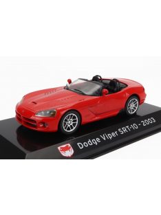   Edicola - DODGE VIPER SRT-10 SPIDER 2003 - CON VETRINA - WITH SHOWCASE RED