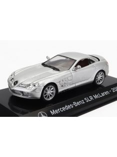   Edicola - MERCEDES BENZ SLR McLAREN 2003 - CON VETRINA - WITH SHOWCASE SILVER