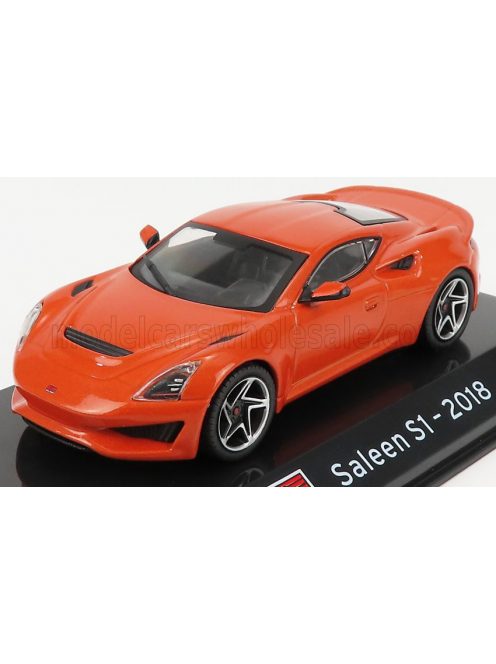 Edicola - SALEEN S1 2018 - CON VETRINA - WITH SHOWCASE ORANGE