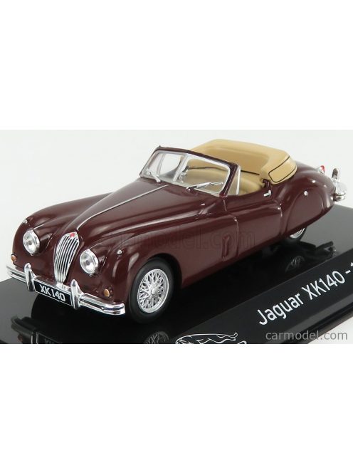 Edicola - Jaguar Xk140 Cabriolet 1954 - Con Vetrina - With Showcase Bordeaux