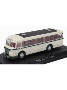   Edicola - IFA H6B AUTOBUS 1958 - DAMAGE DISPLAY BOX WHITE GREEN BLACK